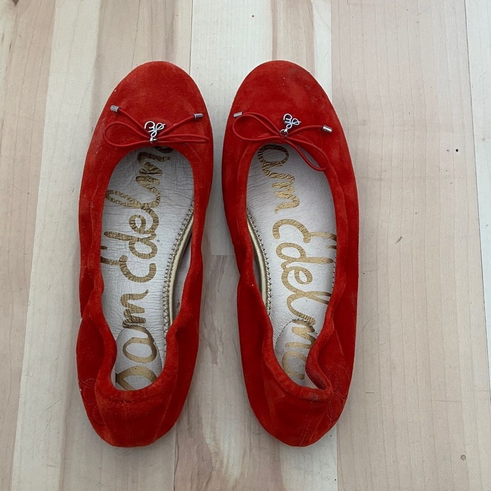 Red Velvet Sam Edelman Flats